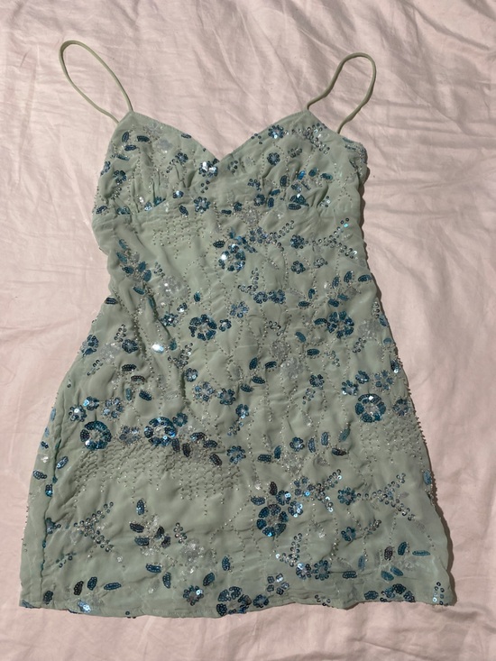 Simons Dresses & Skirts - Mermaidcore Mint Green Sequin Dress